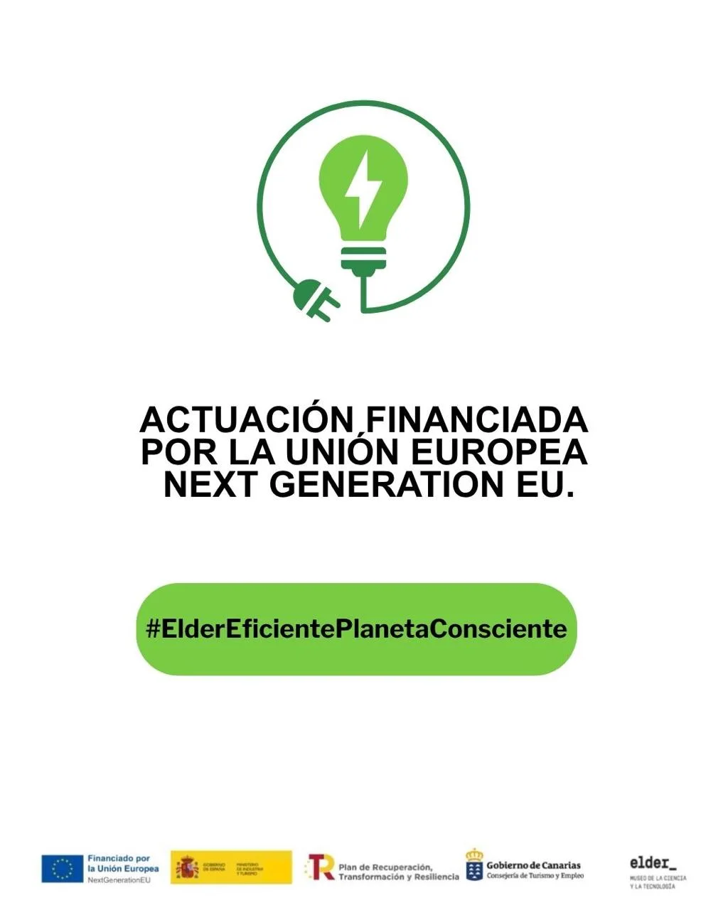 Pieza "Actuación financiada por la Unión Europea — NextGenerationEU"